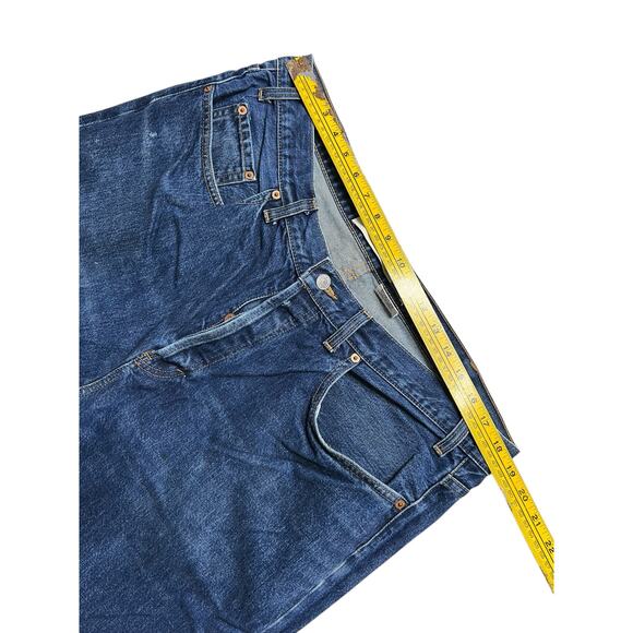 Vintage 90s GAP Original Fit Jeans 40 Actual 38x30 Men’s Blue Denim Made in USA - Picture 7 of 12